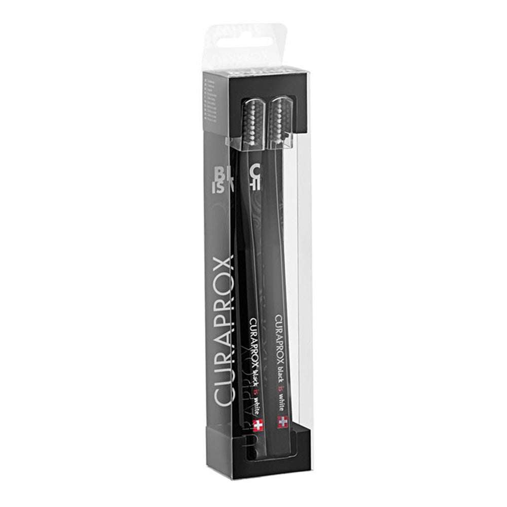 Cepillo de Dientes CURAPROX® DUO Edición Black is Black Ultra Suaves