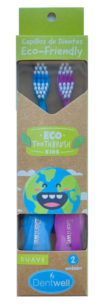 Cepillo de dientes infantil Ecológico Dentwell Suave