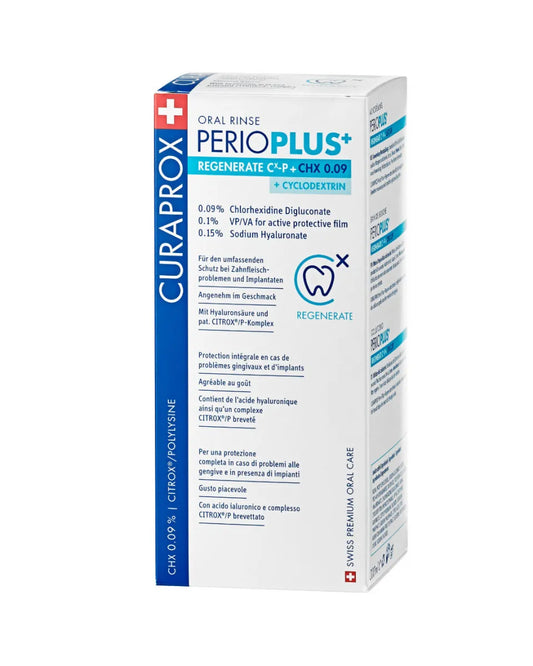Enjuague Bucal CURAPROX® Perioplus Regenerate 0,09%